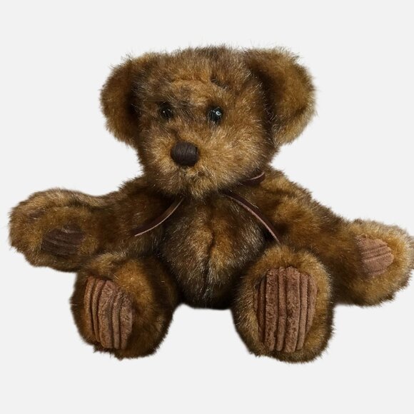 VTG Applause Minky Schminky Faux Mink Plush Bear Soft Brown 6 in Stuffed Animal - Picture 2 of 9